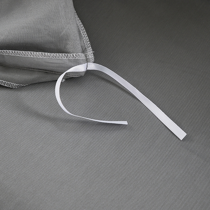 91家纺网 家纺一手货源 找家纺 有点武功 2026新款全棉纯棉40支13372纯色双拼四件套 气质灰+绅士灰