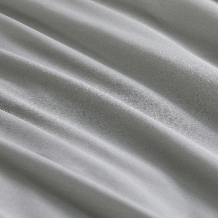 91家纺网 家纺一手货源 找家纺 有点武功 2026新款全棉纯棉40支13372纯色双拼四件套 气质灰+绅士灰