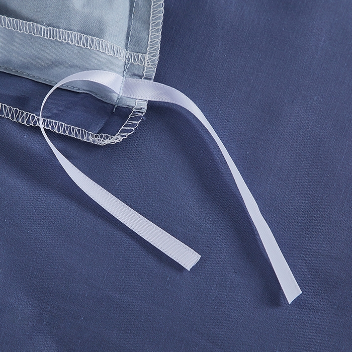 91家纺网 家纺一手货源 找家纺 有点武功 2026新款全棉纯棉40支13372纯色双拼四件套 天青色+宾利蓝