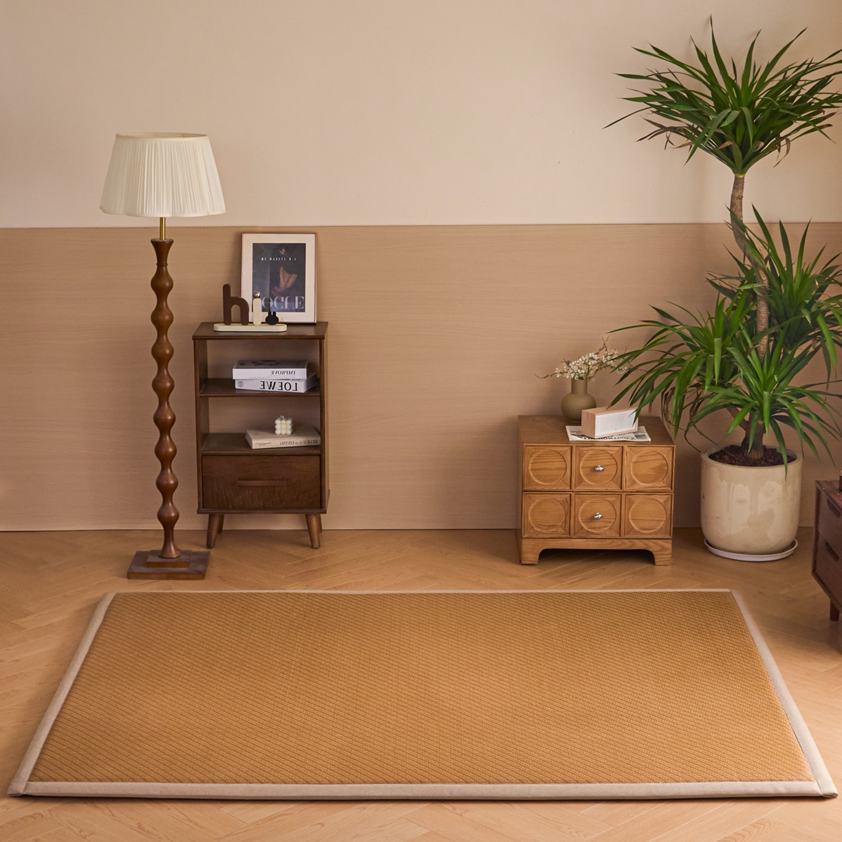 91家纺网 家纺一手货源 找家纺 永旺家纺 2026新款多功能凉感冰藤床垫席子凉席 流纹藤席