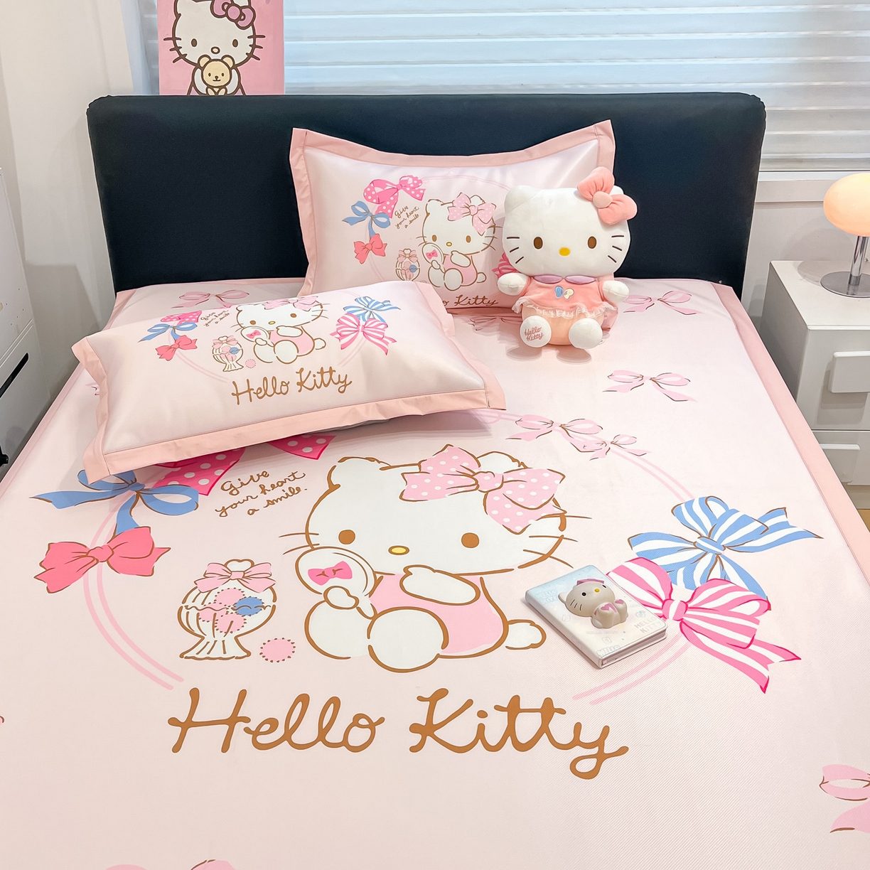 91家纺网 家纺一手货源 找家纺 暮思家居 2026新款正版授权A类大版数码印花三丽鸥可组合仿锦氨夏被夏凉被空调被 美美KT