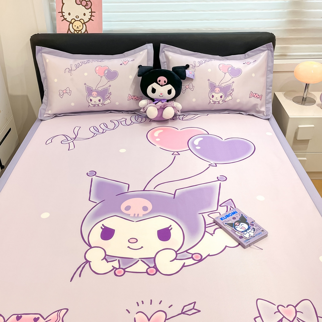 91家纺网 家纺一手货源 找家纺 暮思家居 2026新款正版授权A类大版数码印花三丽鸥可组合仿锦氨夏被夏凉被空调被 梦想库洛米