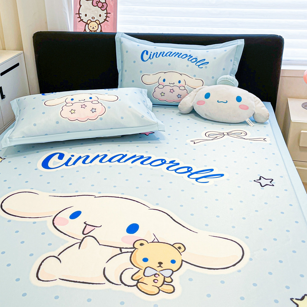 91家纺网 家纺一手货源 找家纺 暮思家居 2026新款正版授权A类大版数码印花三丽鸥可组合仿锦氨夏被夏凉被空调被 小熊玉桂狗