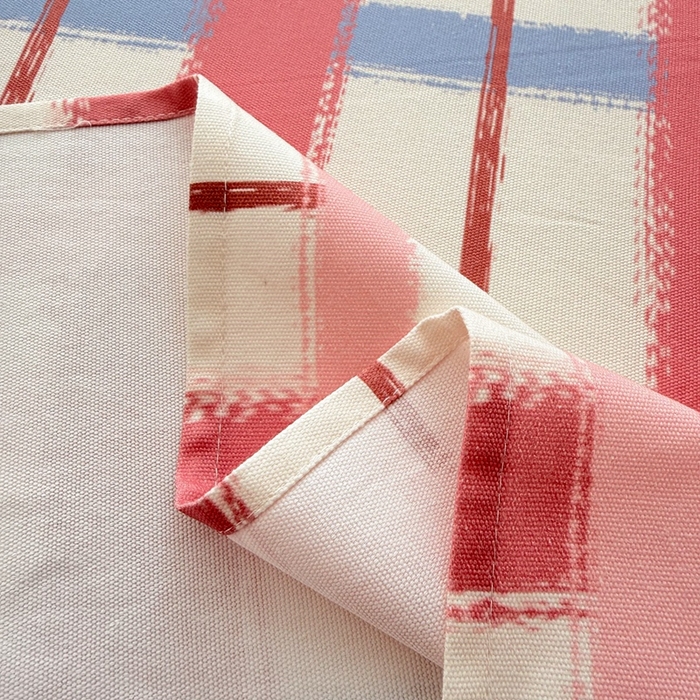 91家纺网 家纺一手货源 找家纺 雅萱家纺 2026新款全棉老粗布毛巾绣床单 甜莓Kitty