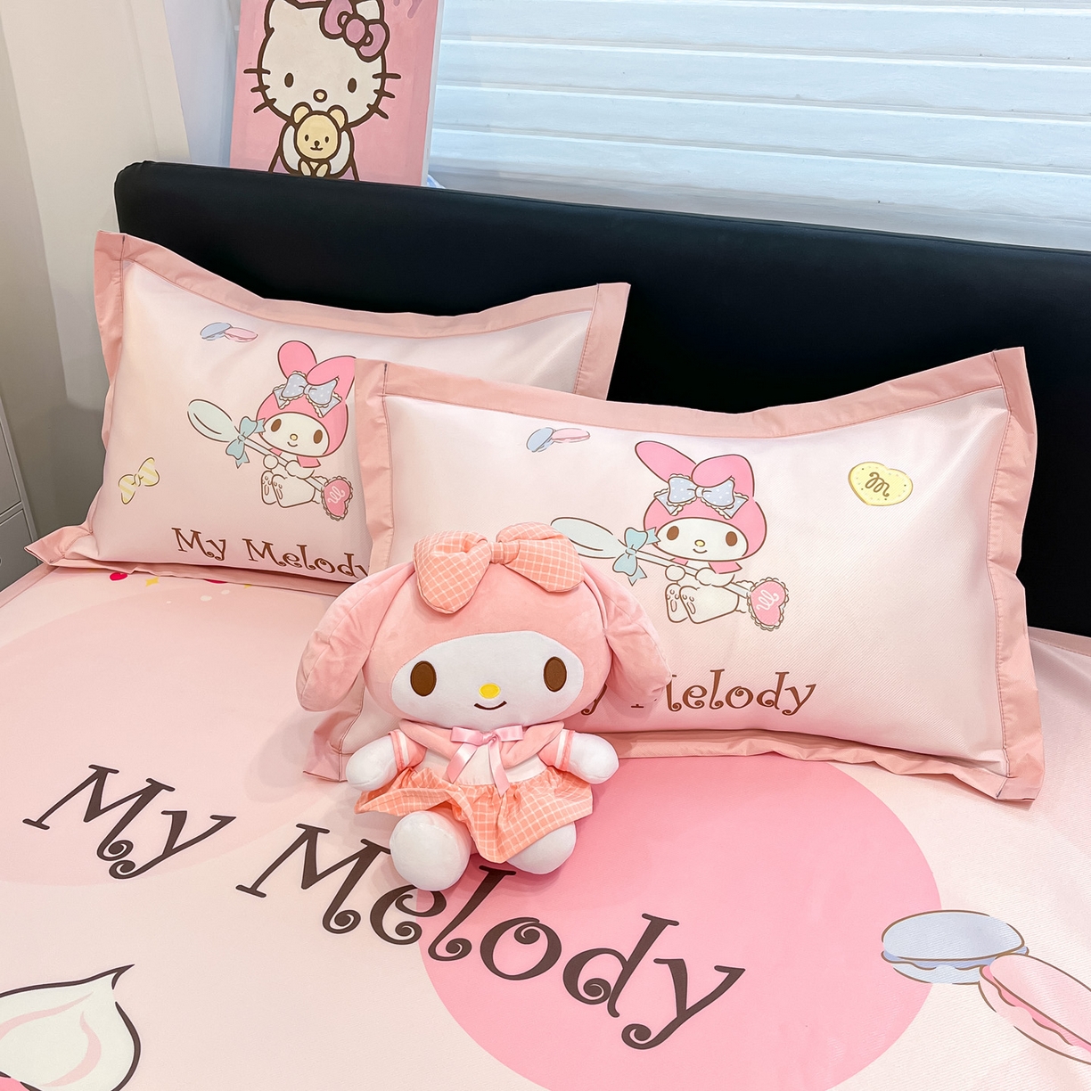 暮思家居 2026新款正版授权A类大版数码印花三丽鸥枕套单品枕套枕套单件 蛋糕美乐蒂