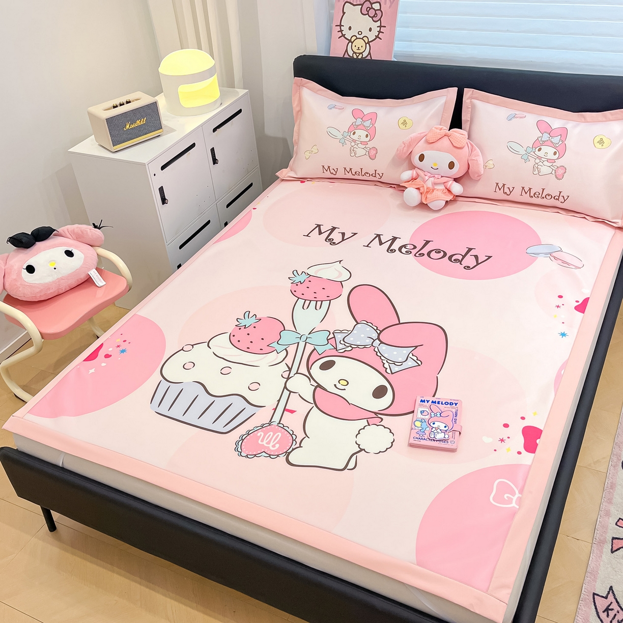 91家纺网 家纺一手货源 找家纺 暮思家居 2026新款正版授权A类大版数码印花三丽鸥枕套单品枕套枕套单件 蛋糕美乐蒂