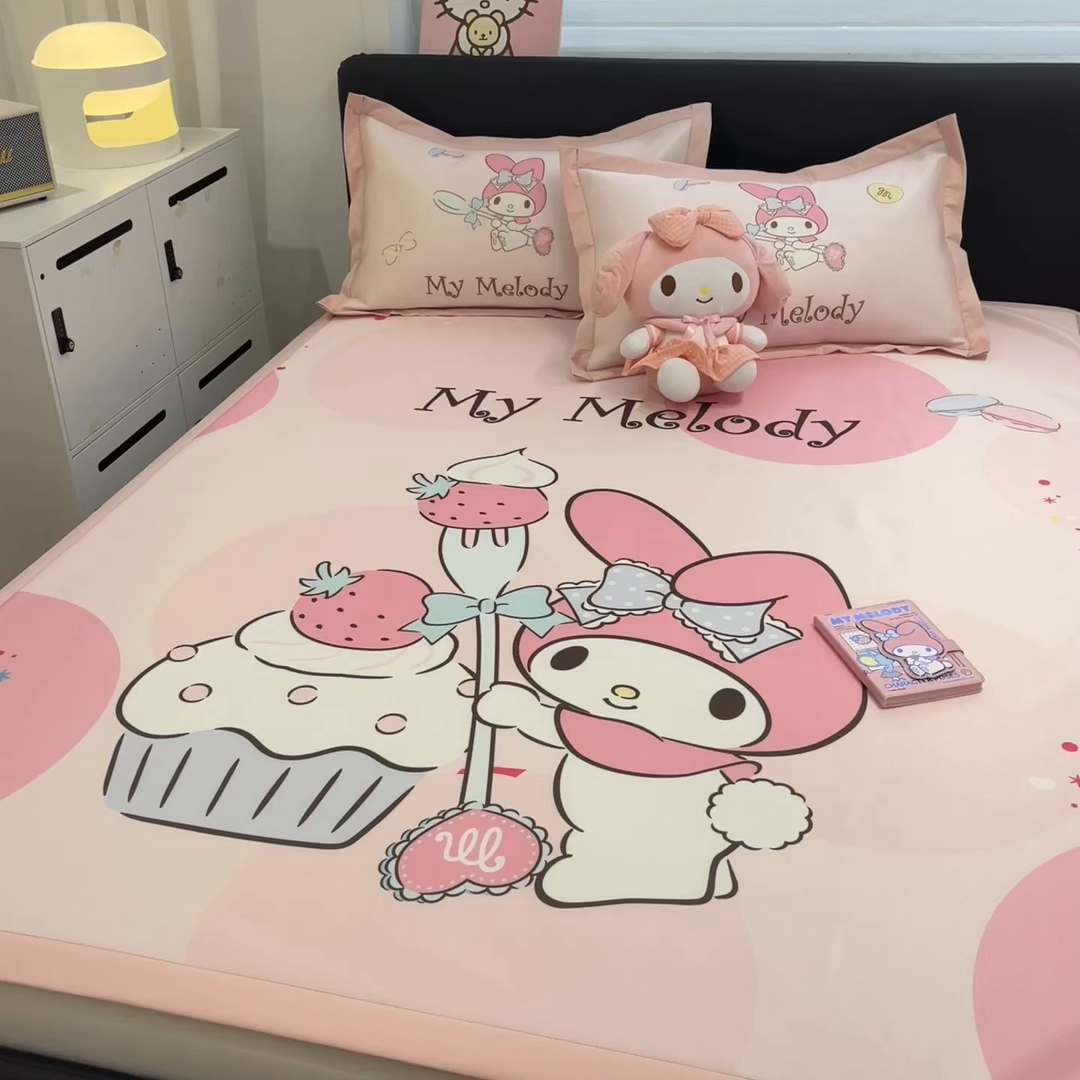 91家纺网 家纺一手货源 找家纺 暮思家居 2026新款正版授权A类大版数码印花三丽鸥枕套单品枕套枕套单件 蛋糕美乐蒂