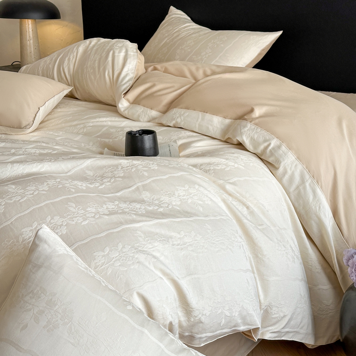 91家纺网 家纺一手货源 找家纺 （总）优悦生活馆 2026新款60s全棉提花四件套