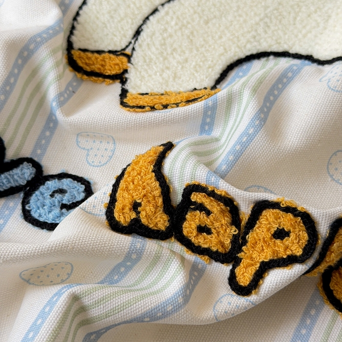 91家纺网 家纺一手货源 找家纺 雅萱家纺 2026新款全棉老粗布毛巾绣床单 星愿独角小马