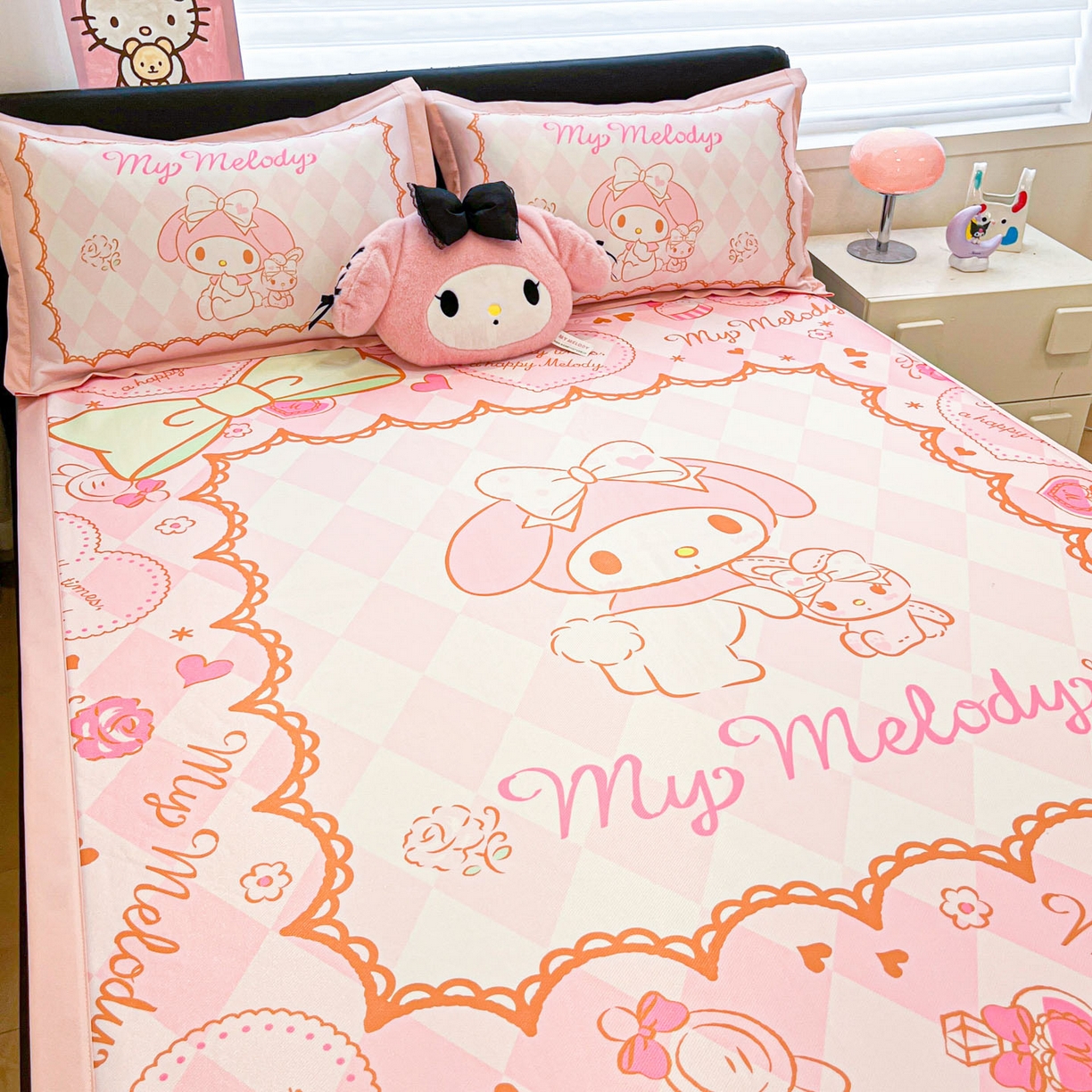 91家纺网 家纺一手货源 找家纺 暮思家居 2026新款正版授权A类大版数码印花三丽鸥枕套单品枕套枕套单件 公主美乐蒂