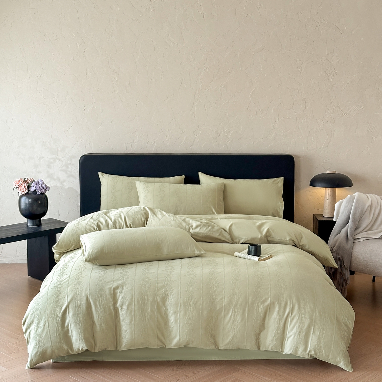 91家纺网 家纺一手货源 找家纺 （总）优悦生活馆 2026新款60s全棉提花四件套