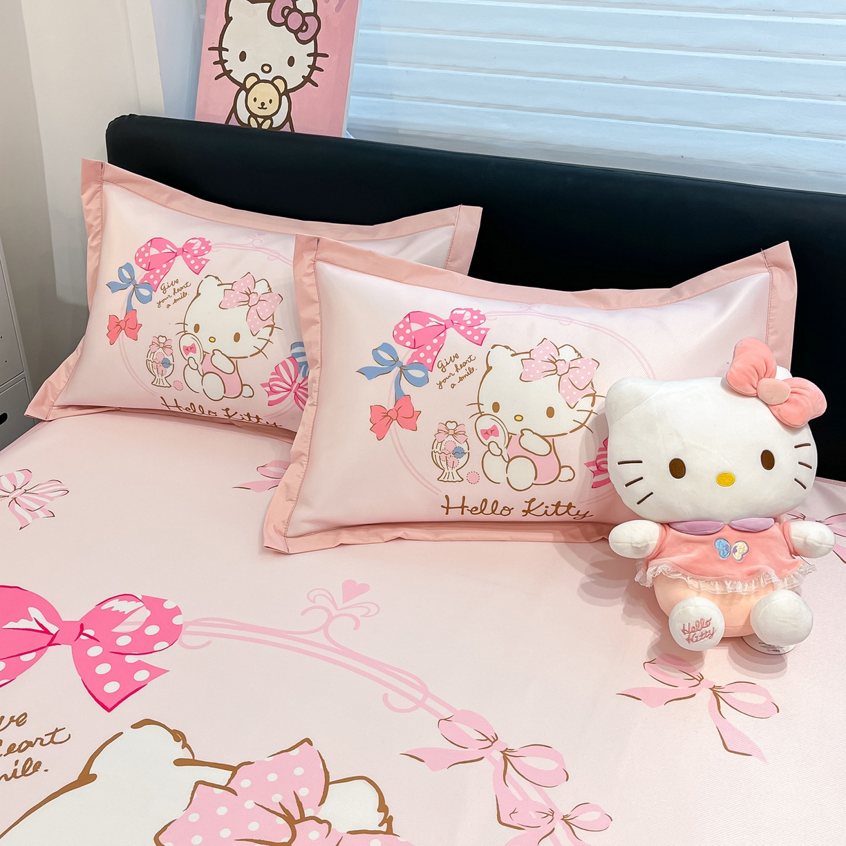 暮思家居 2026新款正版授权A类大版数码印花三丽鸥枕套单品枕套枕套单件 美美KT