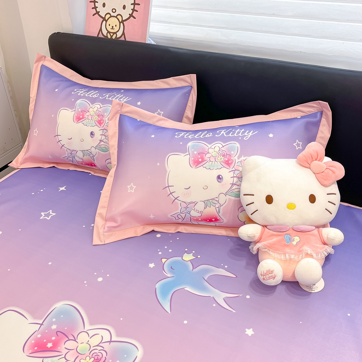 暮思家居 2026新款正版授权A类大版数码印花三丽鸥枕套单品枕套枕套单件 梦幻KT