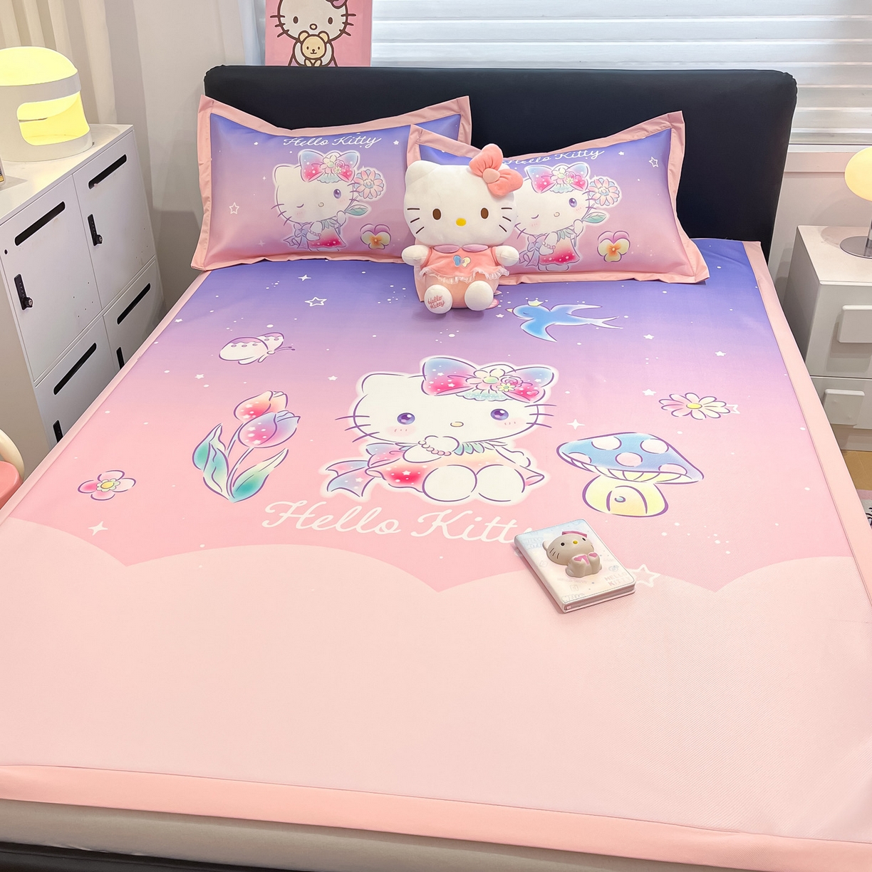 91家纺网 家纺一手货源 找家纺 暮思家居 2026新款正版授权A类大版数码印花三丽鸥枕套单品枕套枕套单件 梦幻KT