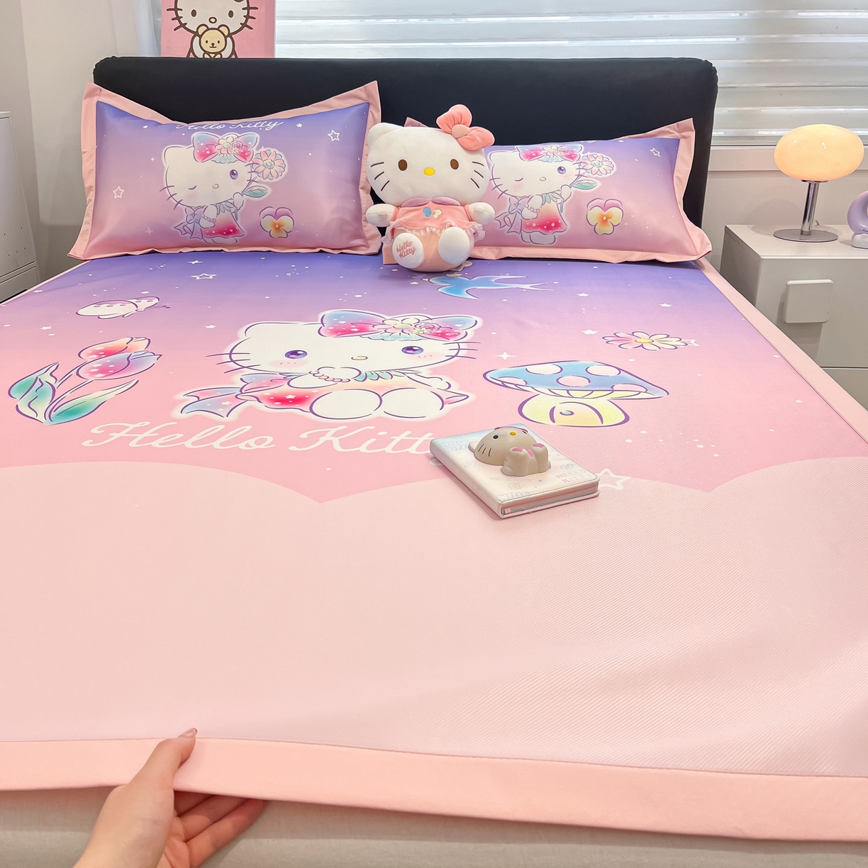 91家纺网 家纺一手货源 找家纺 暮思家居 2026新款正版授权A类大版数码印花三丽鸥枕套单品枕套枕套单件 梦幻KT