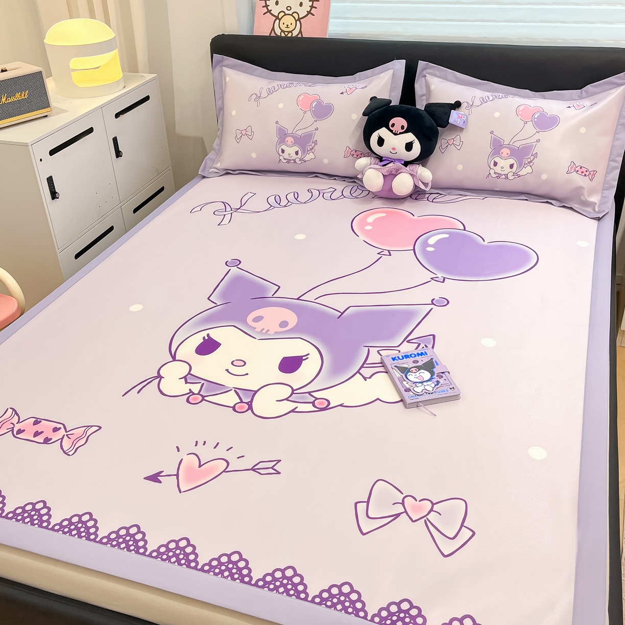 91家纺网 家纺一手货源 找家纺 暮思家居 2026新款正版授权A类大版数码印花三丽鸥枕套单品枕套枕套单件 梦想库洛米