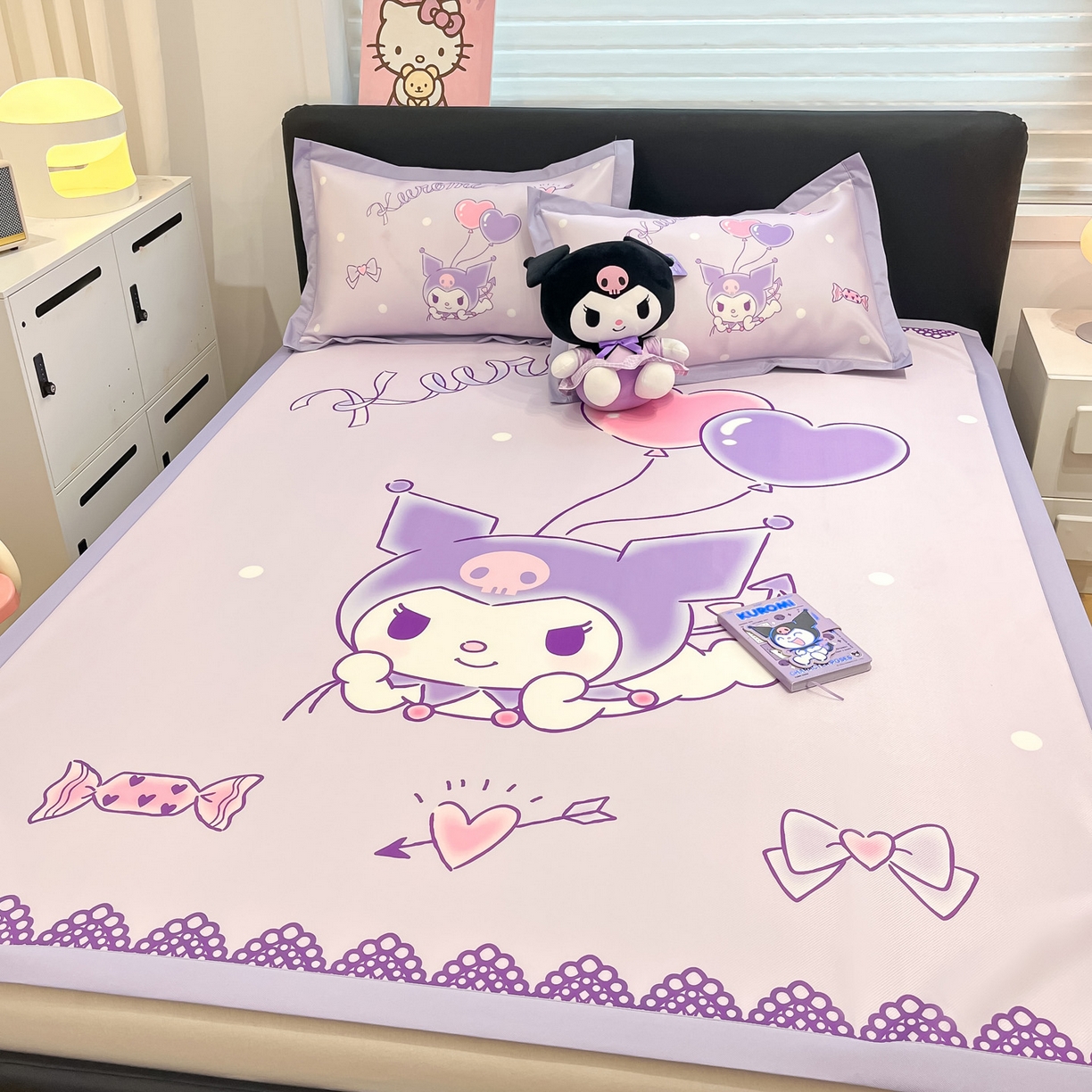 91家纺网 家纺一手货源 找家纺 暮思家居 2026新款正版授权A类大版数码印花三丽鸥枕套单品枕套枕套单件 梦想库洛米