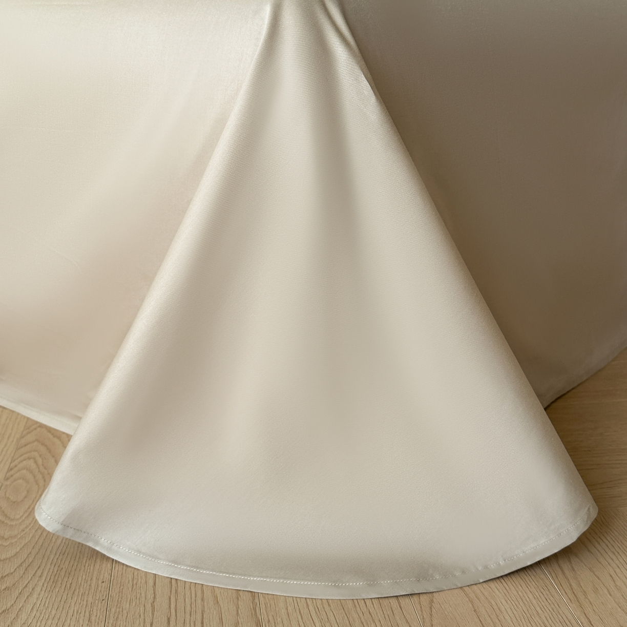 91家纺网 家纺一手货源 找家纺 优悦生活馆 2026新款60s全棉提花四件套 法式浪漫-米杏