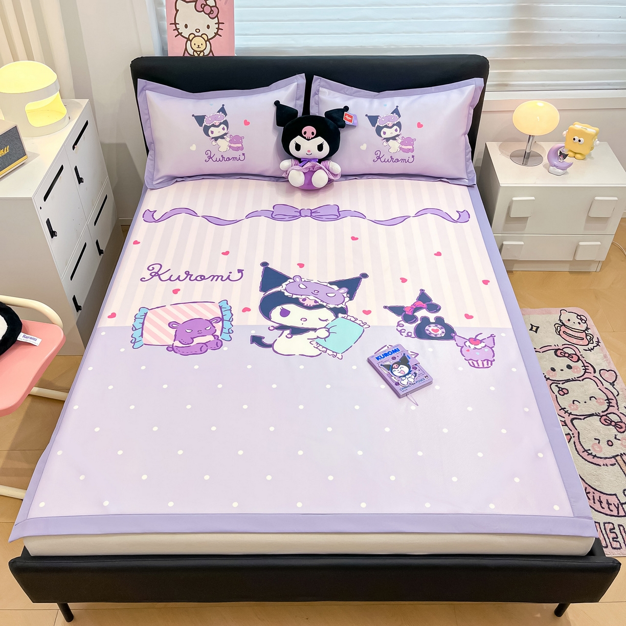 91家纺网 家纺一手货源 找家纺 暮思家居 2026新款正版授权A类大版数码印花三丽鸥枕套单品枕套枕套单件 甜蜜库洛米