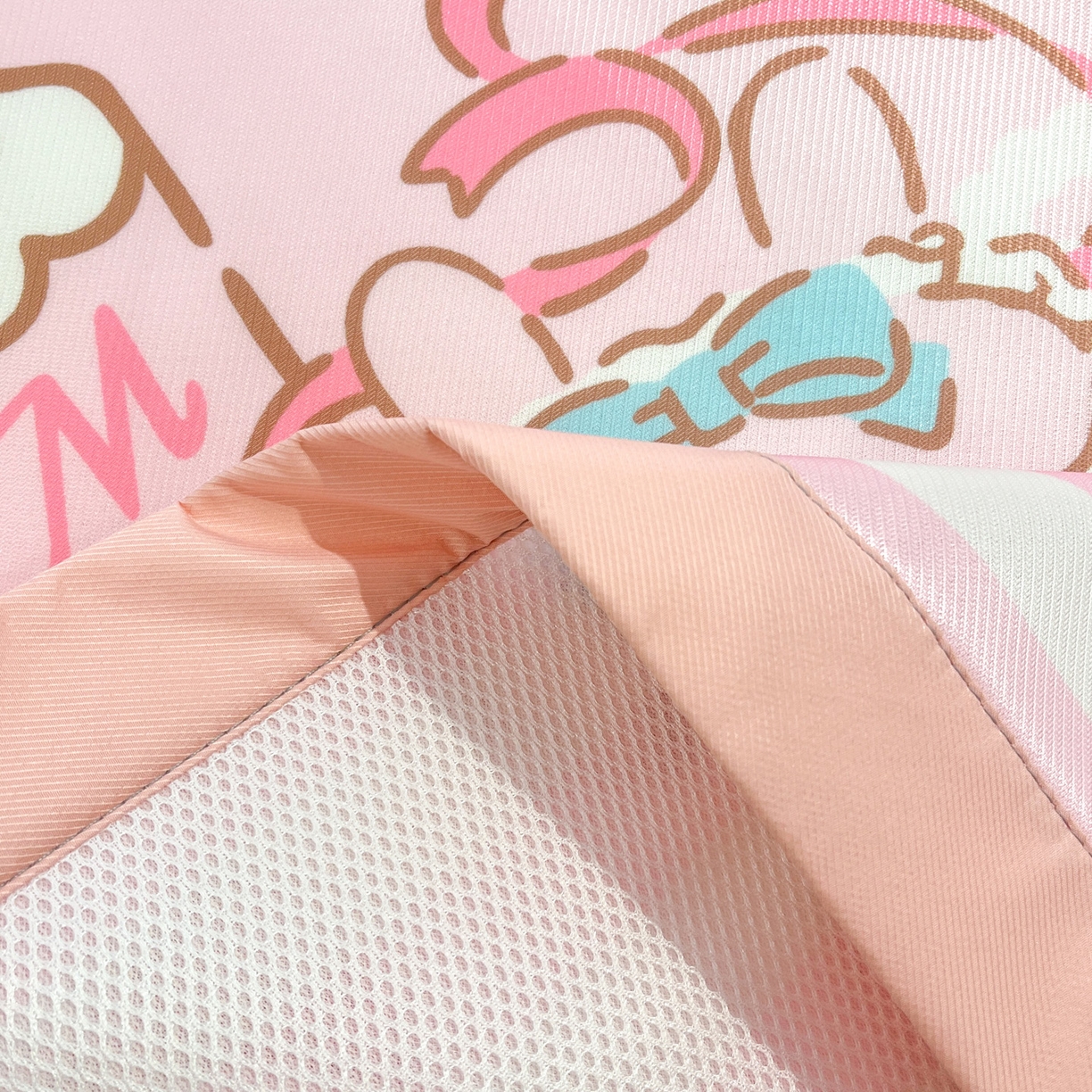 91家纺网 家纺一手货源 找家纺 暮思家居 2026新款正版授权A类大版数码印花三丽鸥枕套单品枕套枕套单件 条纹美乐蒂