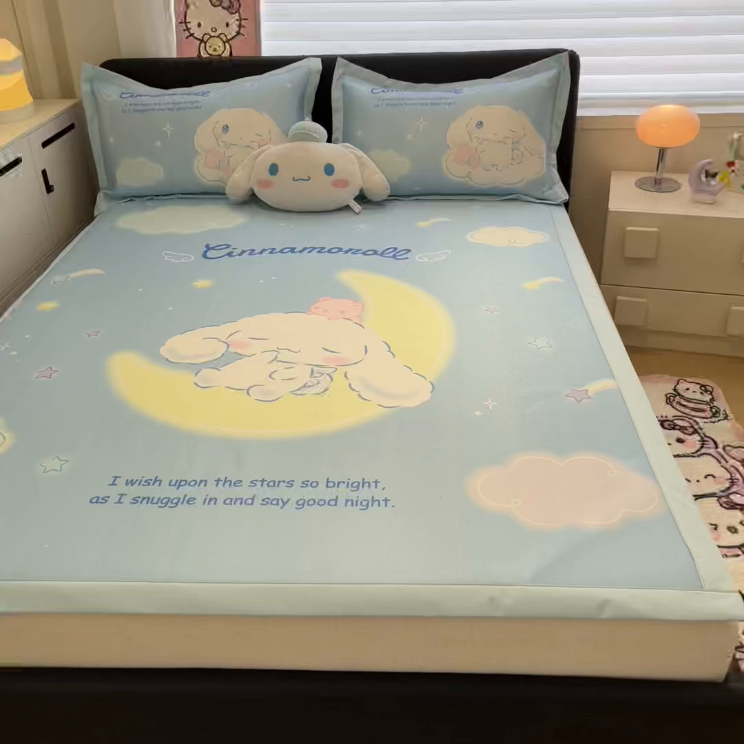 91家纺网 家纺一手货源 找家纺 暮思家居 2026新款正版授权A类大版数码印花三丽鸥枕套单品枕套枕套单件 晚安玉桂狗