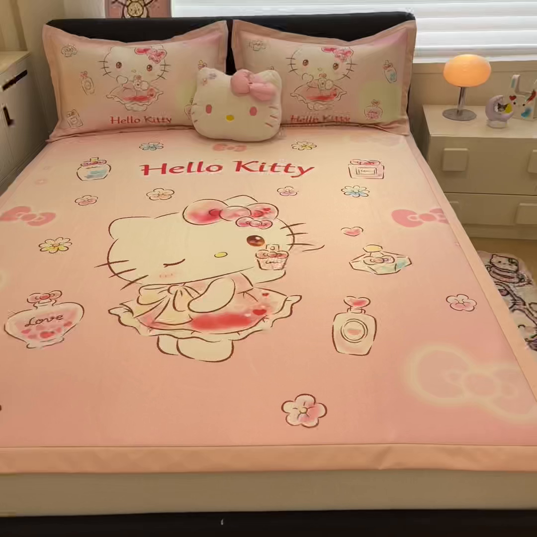 91家纺网 家纺一手货源 找家纺 暮思家居 2026新款正版授权A类大版数码印花三丽鸥枕套单品枕套枕套单件 香水KT