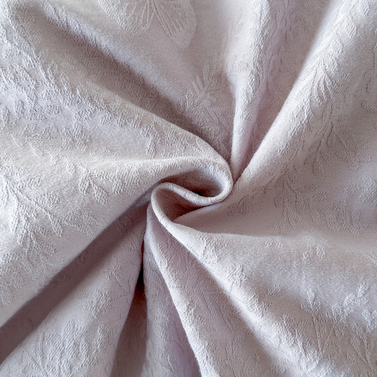 91家纺网 家纺一手货源 找家纺 优悦生活馆 2026新款60s全棉提花四件套 暖雾碟语-淡雅紫