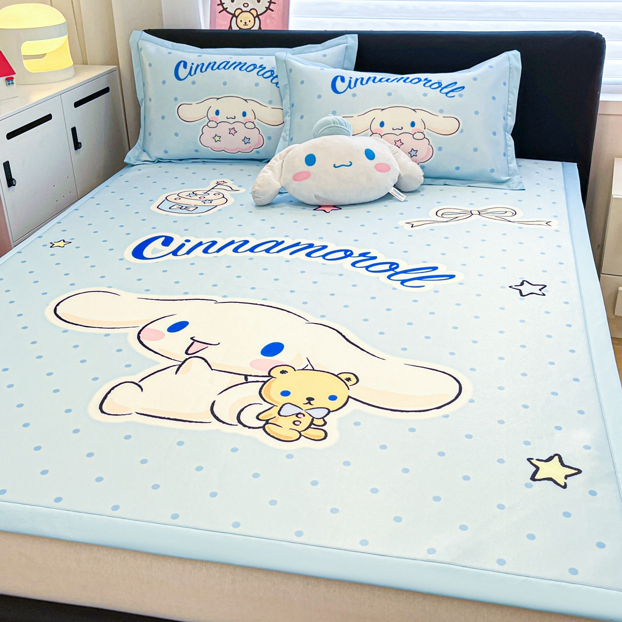 91家纺网 家纺一手货源 找家纺 暮思家居 2026新款正版授权A类大版数码印花三丽鸥枕套单品枕套枕套单件 小熊玉桂狗