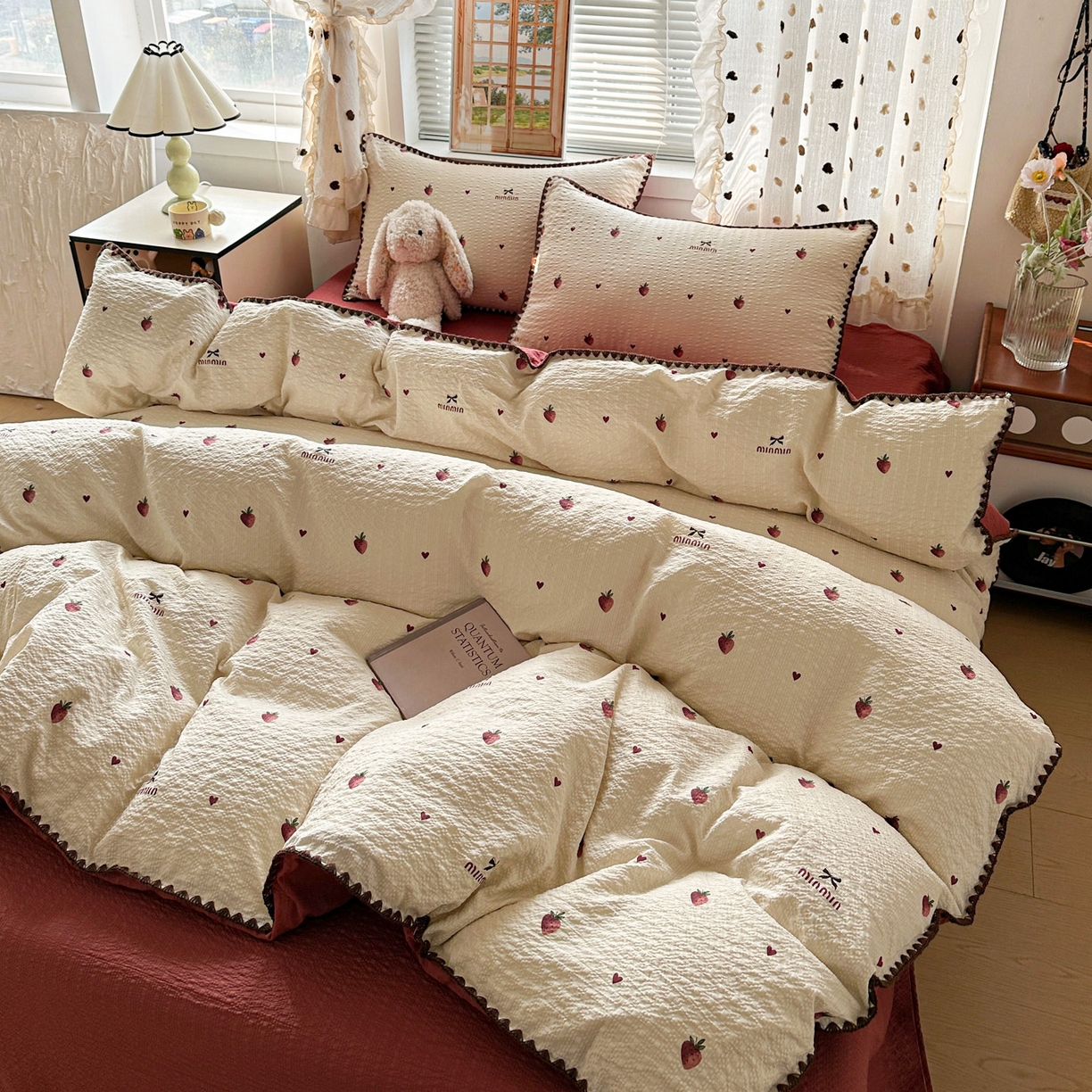 91家纺网 家纺一手货源 找家纺 （总）蓝极人 2026新款泡芙被壳针四件套