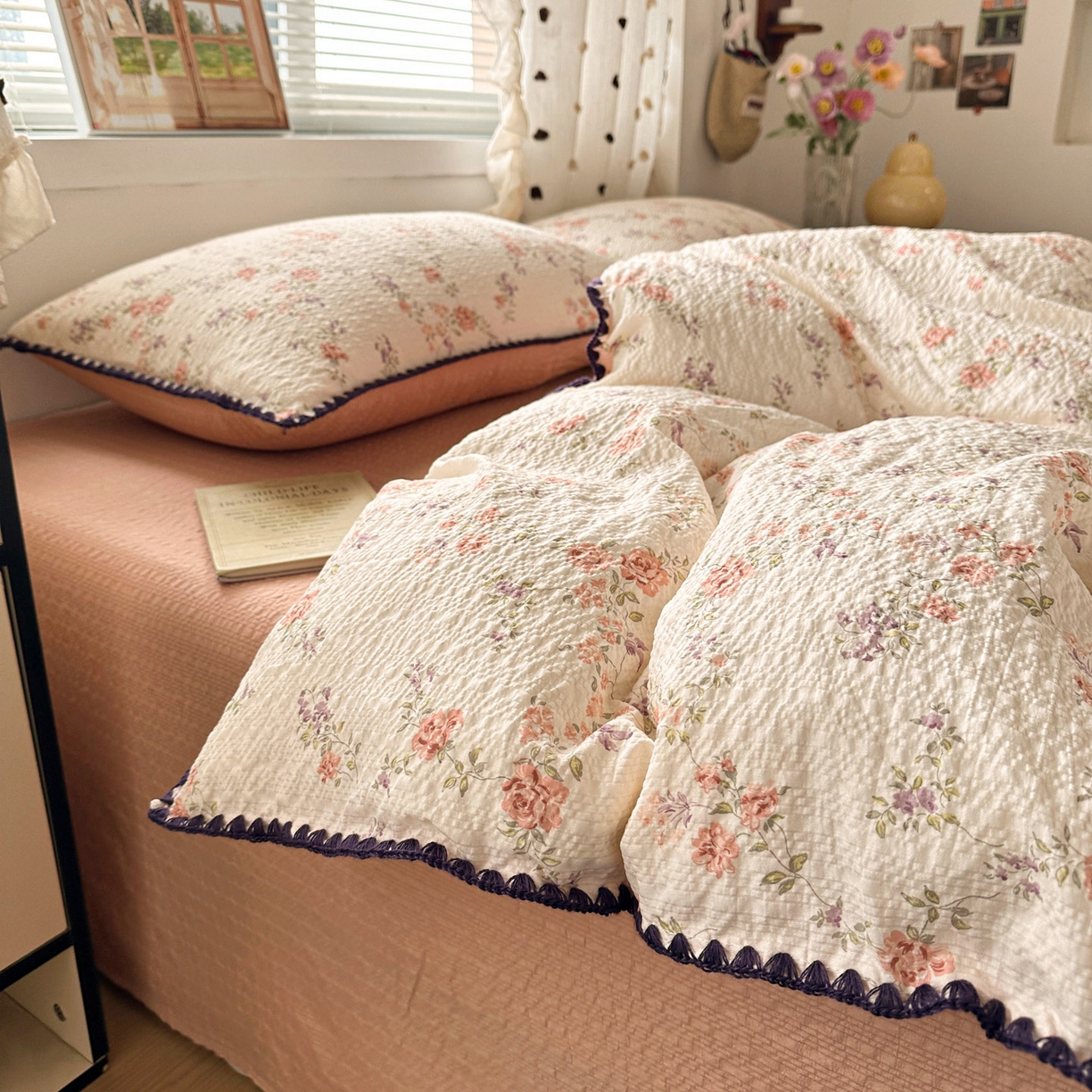 91家纺网 家纺一手货源 找家纺 （总）蓝极人 2026新款泡芙被壳针四件套