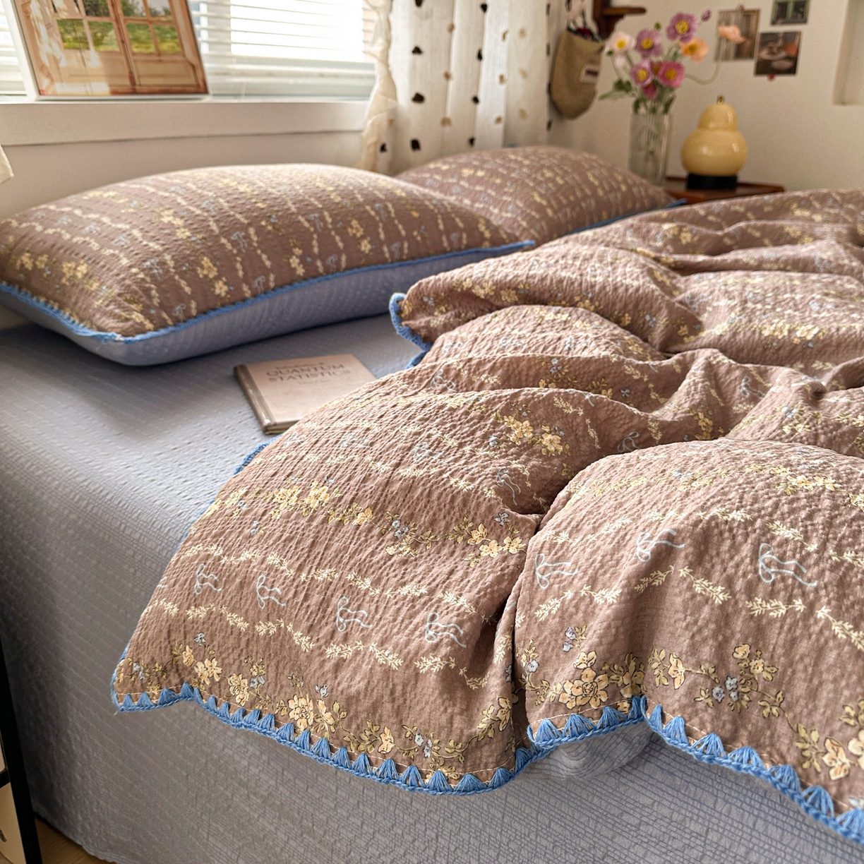 91家纺网 家纺一手货源 找家纺 （总）蓝极人 2026新款泡芙被壳针四件套