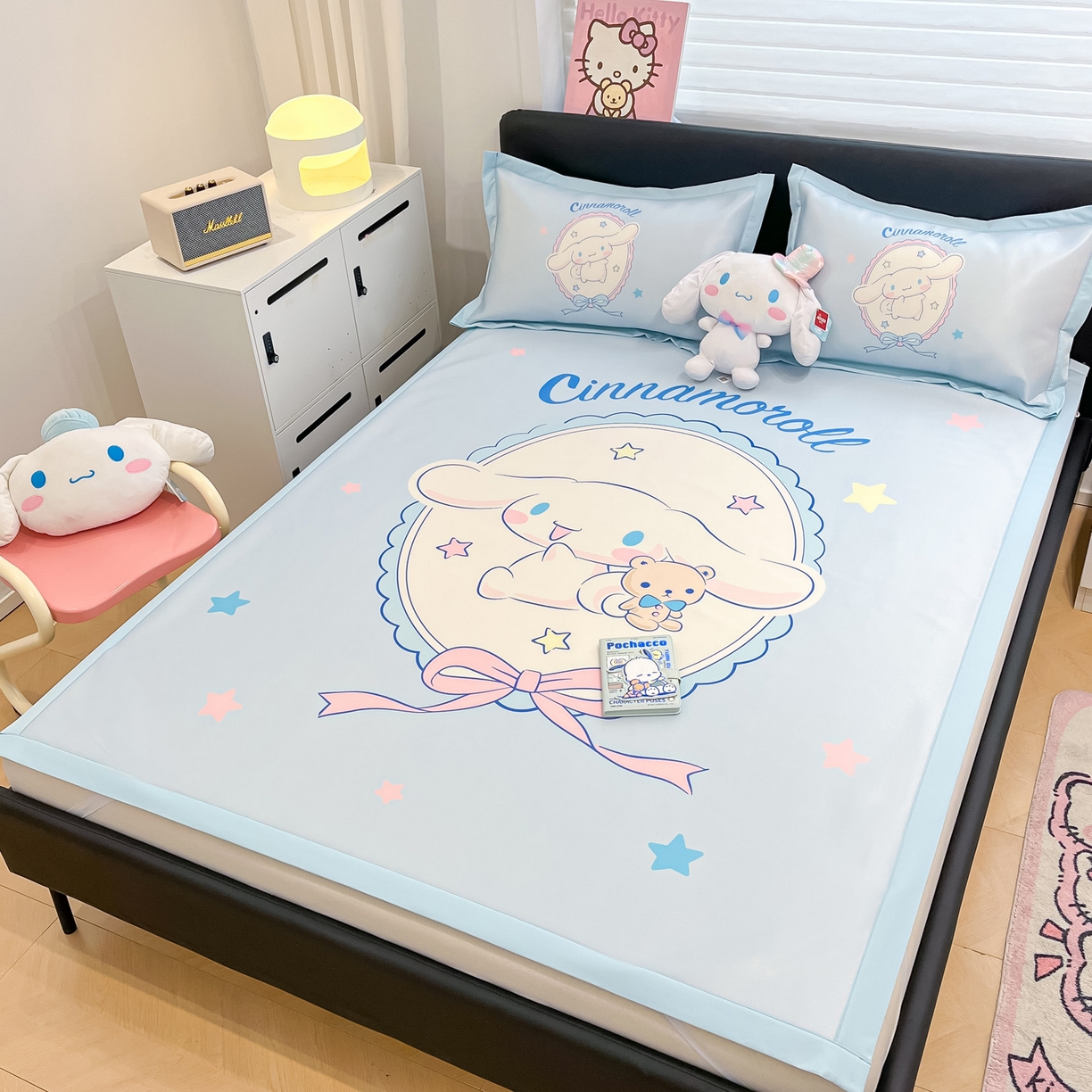 91家纺网 家纺一手货源 找家纺 暮思家居 2026新款正版授权A类大版数码印花三丽鸥枕套单品枕套枕套单件 幸福大耳狗