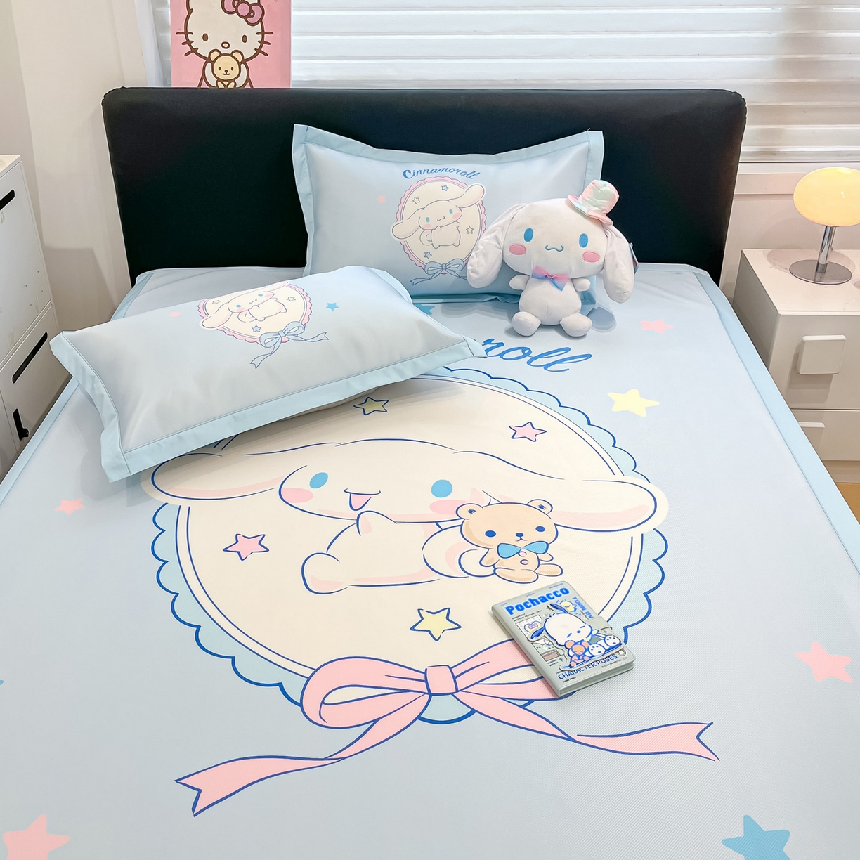 91家纺网 家纺一手货源 找家纺 暮思家居 2026新款正版授权A类大版数码印花三丽鸥枕套单品枕套枕套单件 幸福大耳狗