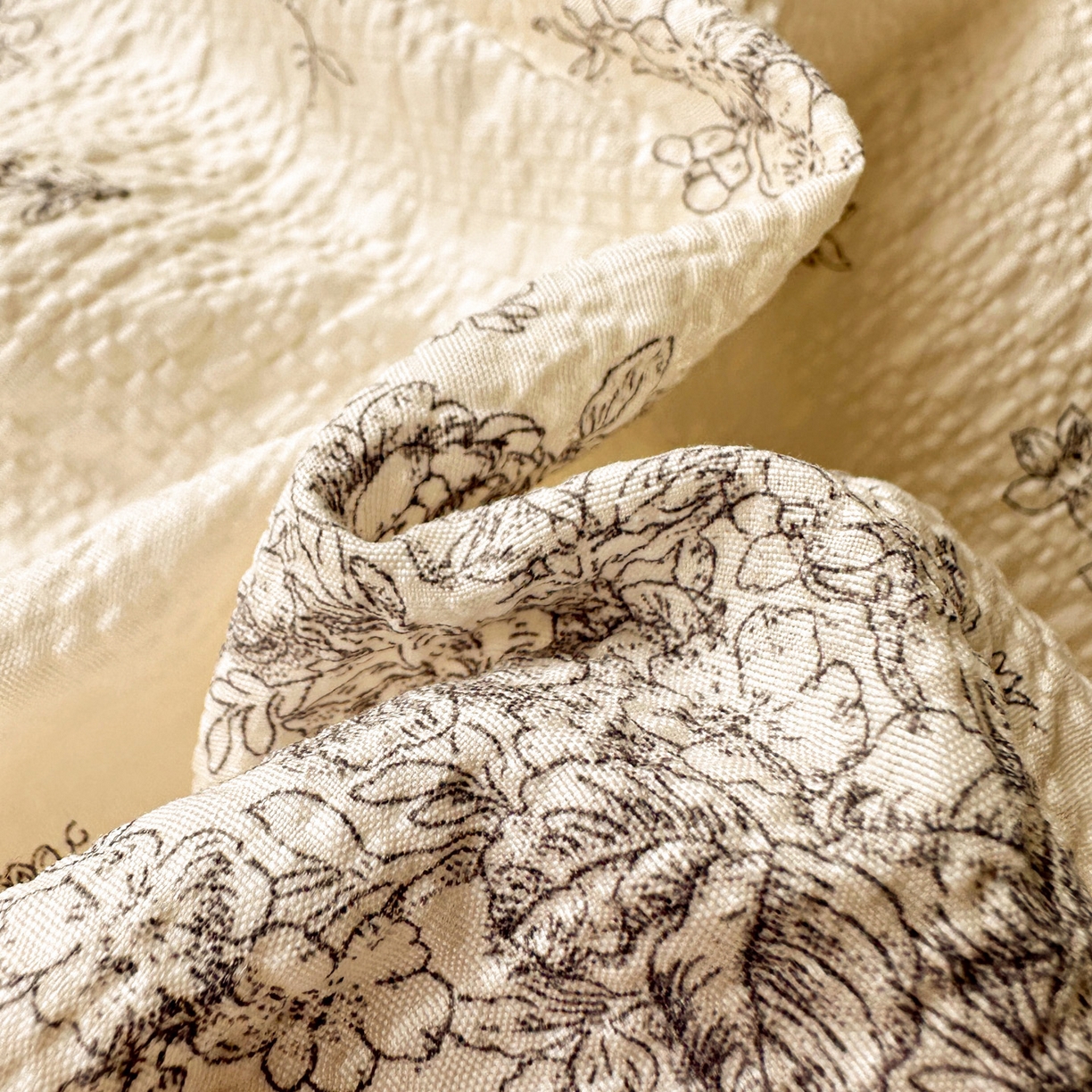 91家纺网 家纺一手货源 找家纺 蓝极人 2026新款泡芙被壳针四件套 南洋