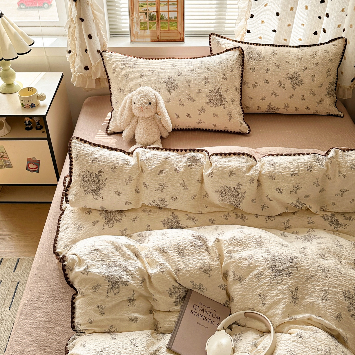 91家纺网 家纺一手货源 找家纺 蓝极人 2026新款泡芙被壳针四件套 南洋