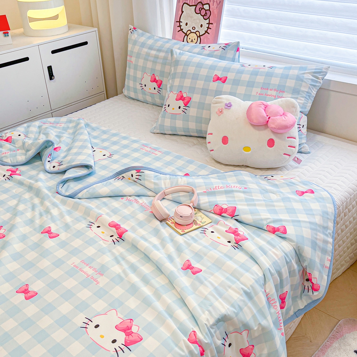 91家纺网 家纺一手货源 找家纺 （总）暮思家居 2026新款正版授权三丽鸥A类仿锦氨小冰皮夏被夏凉被空调被