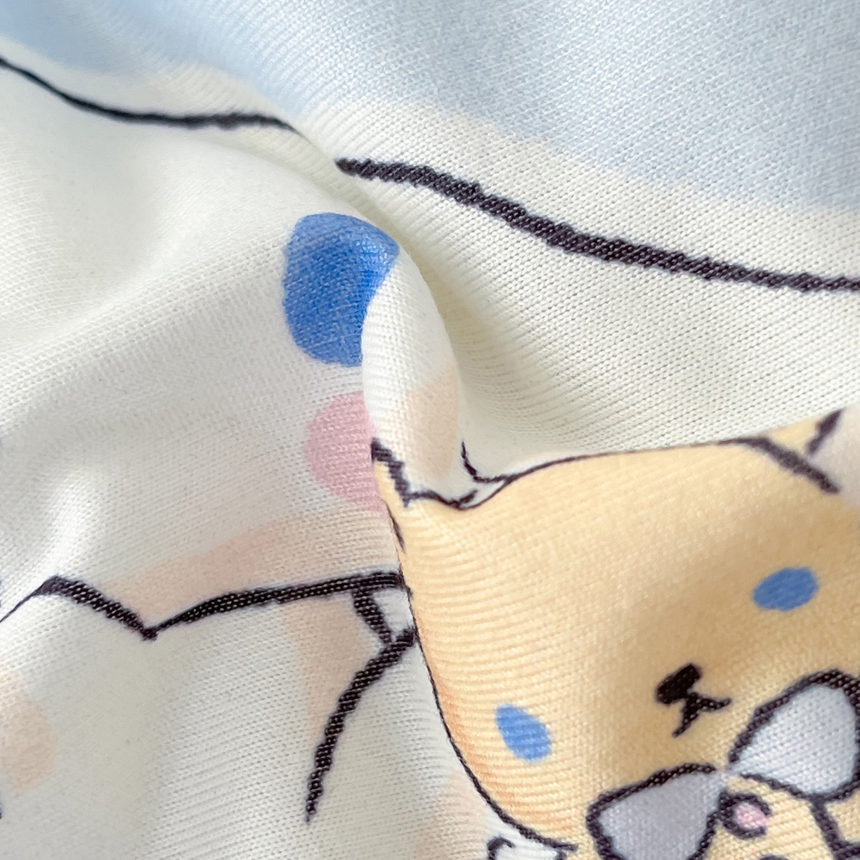 91家纺网 家纺一手货源 找家纺 暮思家居 2026新款正版授权三丽鸥A类仿锦氨小冰皮夏被夏凉被空调被 小冰皮-点点玉桂狗