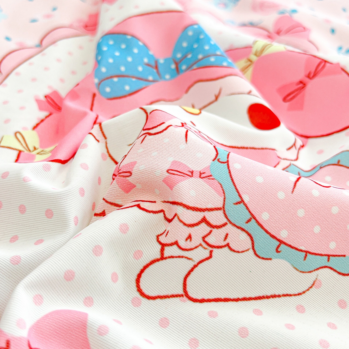 91家纺网 家纺一手货源 找家纺 暮思家居 2026新款正版授权三丽鸥A类仿锦氨小冰皮夏被夏凉被空调被 小冰皮-花花美乐蒂