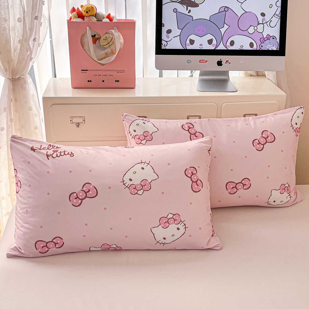 91家纺网 家纺一手货源 找家纺 暮思家居 2026新款正版授权三丽鸥A类仿锦氨小冰皮夏被夏凉被空调被 小冰皮-可爱KT