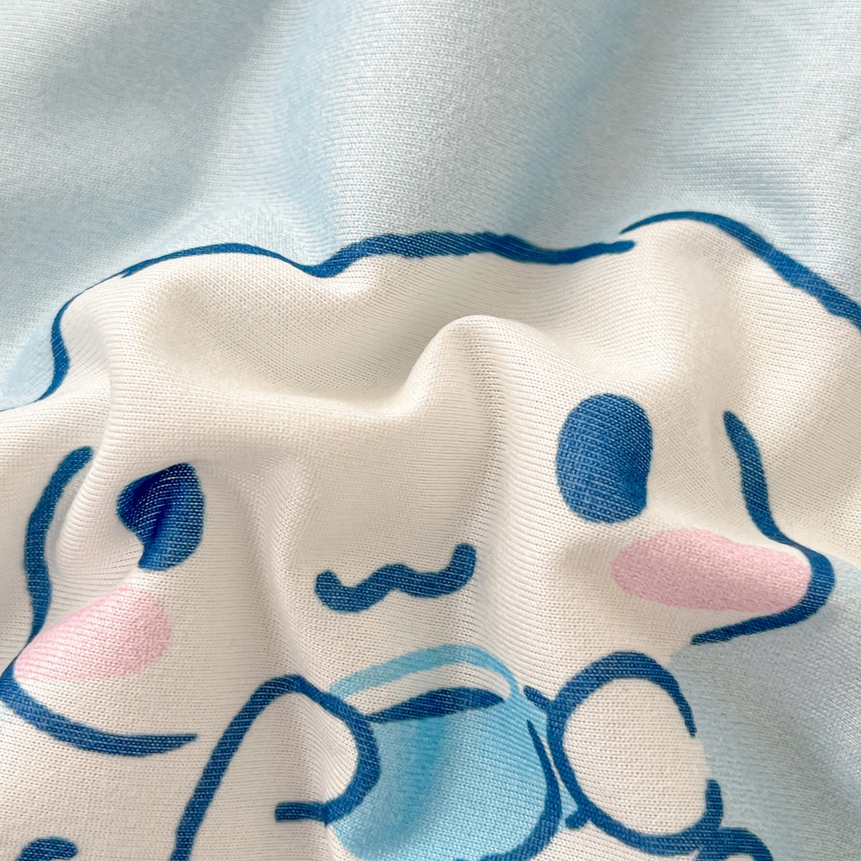 91家纺网 家纺一手货源 找家纺 暮思家居 2026新款正版授权三丽鸥A类仿锦氨小冰皮夏被夏凉被空调被 小冰皮-甜品玉桂狗