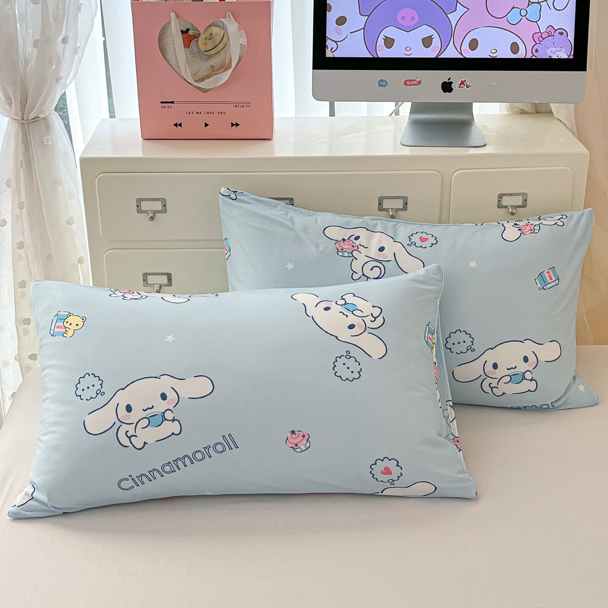 91家纺网 家纺一手货源 找家纺 暮思家居 2026新款正版授权三丽鸥A类仿锦氨小冰皮夏被夏凉被空调被 小冰皮-甜品玉桂狗