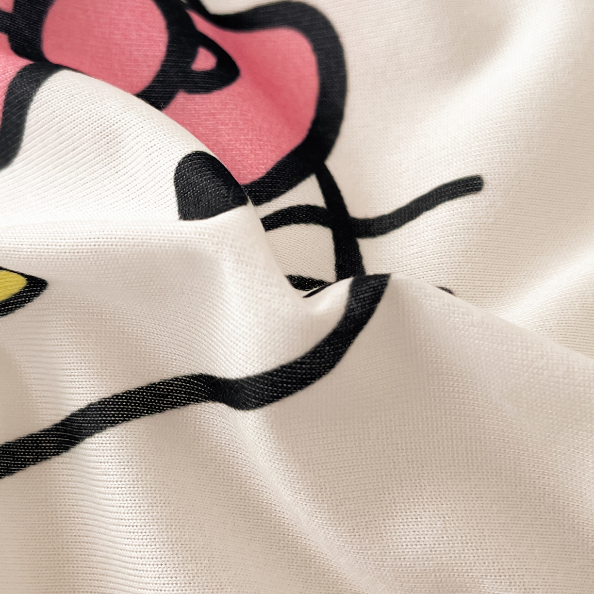 91家纺网 家纺一手货源 找家纺 暮思家居 2026新款正版授权三丽鸥A类仿锦氨小冰皮夏被夏凉被空调被 小冰皮-甜筒KT-白