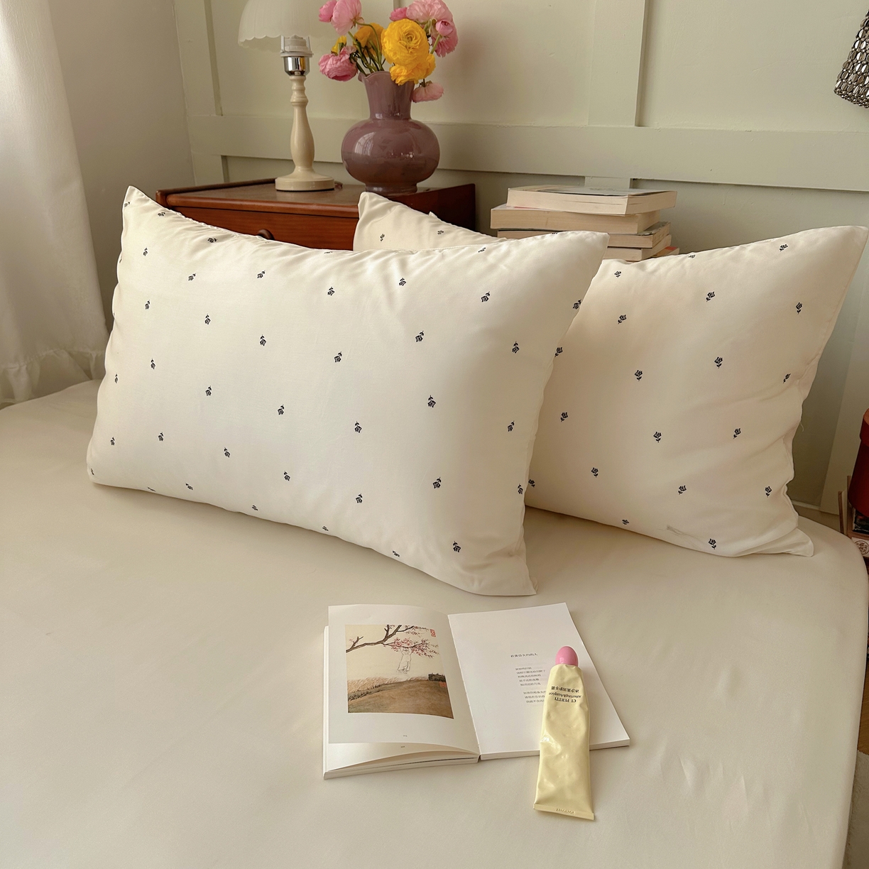 91家纺网 家纺一手货源 找家纺 （总）悦织湾家纺 2026新款亲肤冰丝印花四件套春夏冰爽凉感床上用品三四件套学生宿舍