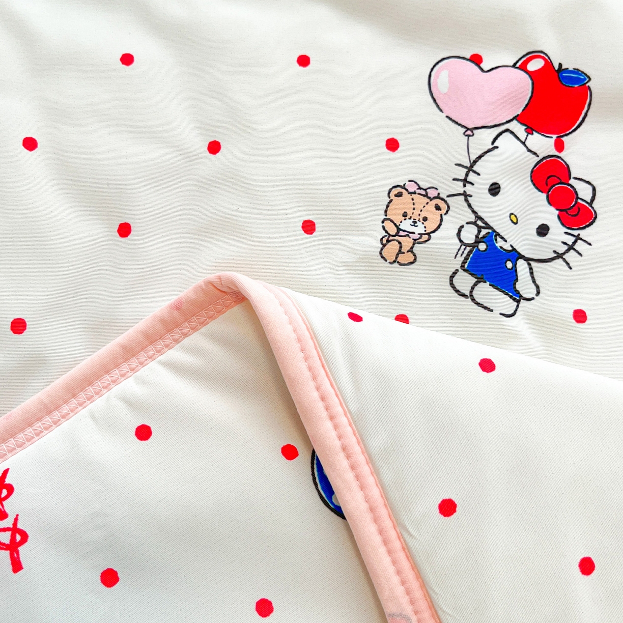 91家纺网 家纺一手货源 找家纺 暮思家居 2026新款正版授权三丽鸥A类仿锦氨小冰皮夏被夏凉被空调被 小冰皮-幸福KT