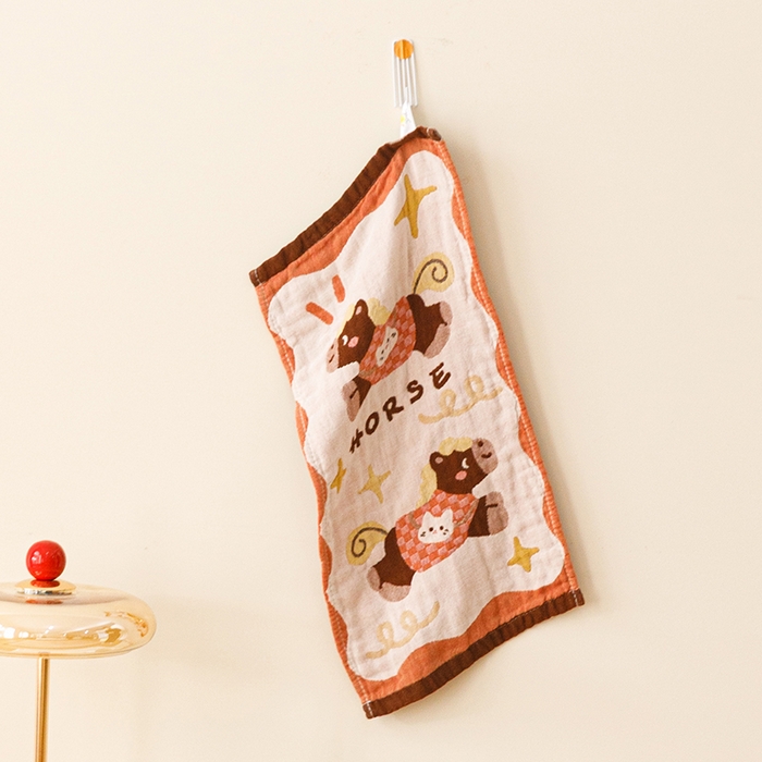 91家纺网 家纺一手货源 找家纺 （总）悦然毛巾被 2026新款卡通可爱全棉纯棉纱布口水巾儿童方巾小毛巾