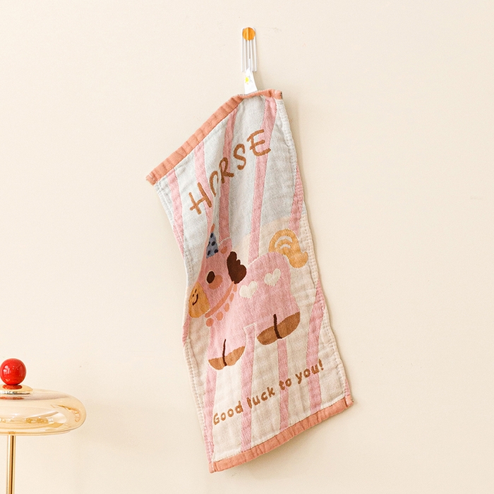 91家纺网 家纺一手货源 找家纺 （总）悦然毛巾被 2026新款卡通可爱全棉纯棉纱布口水巾儿童方巾小毛巾