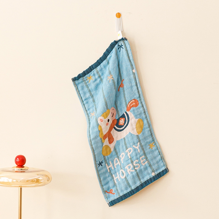 91家纺网 家纺一手货源 找家纺 （总）悦然毛巾被 2026新款卡通可爱全棉纯棉纱布口水巾儿童方巾小毛巾