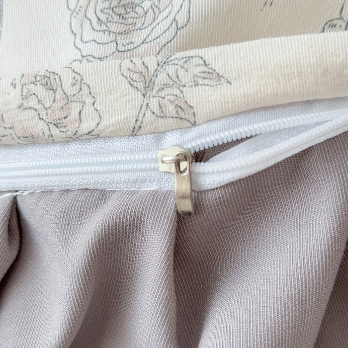 91家纺网 家纺一手货源 找家纺 晚爱家纺（原晚安家居） 2026韩版花边四件套 有氧针织双层纱天竺棉超柔小清新四件套 玫瑰