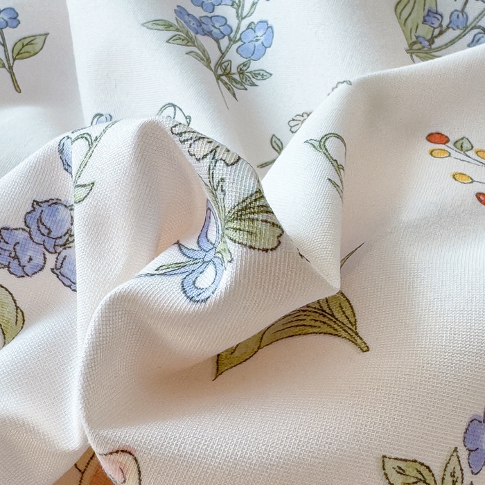 91家纺网 家纺一手货源 找家纺 晚爱家纺（原晚安家居） 2026韩版花边四件套 有氧针织双层纱天竺棉超柔小清新四件套 闲趣