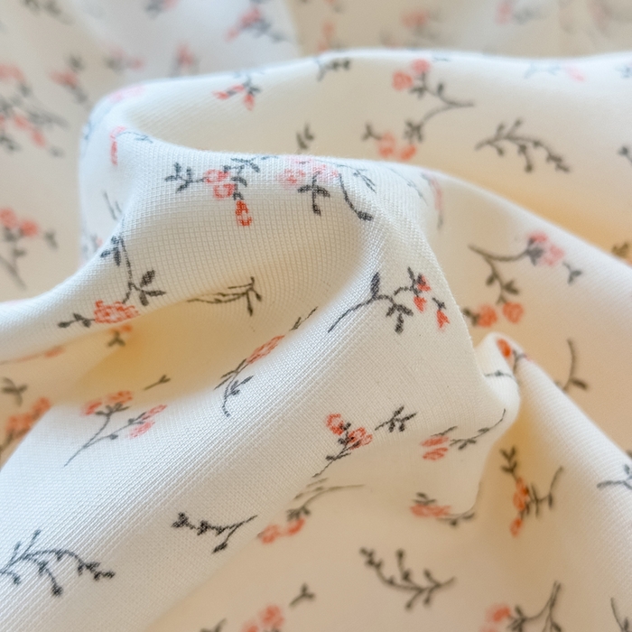 91家纺网 家纺一手货源 找家纺 晚爱家纺（原晚安家居） 2026韩版花边四件套 有氧针织双层纱天竺棉超柔小清新四件套 一束桔梗